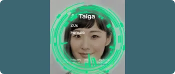 AI顔認証による打刻（専用端末）